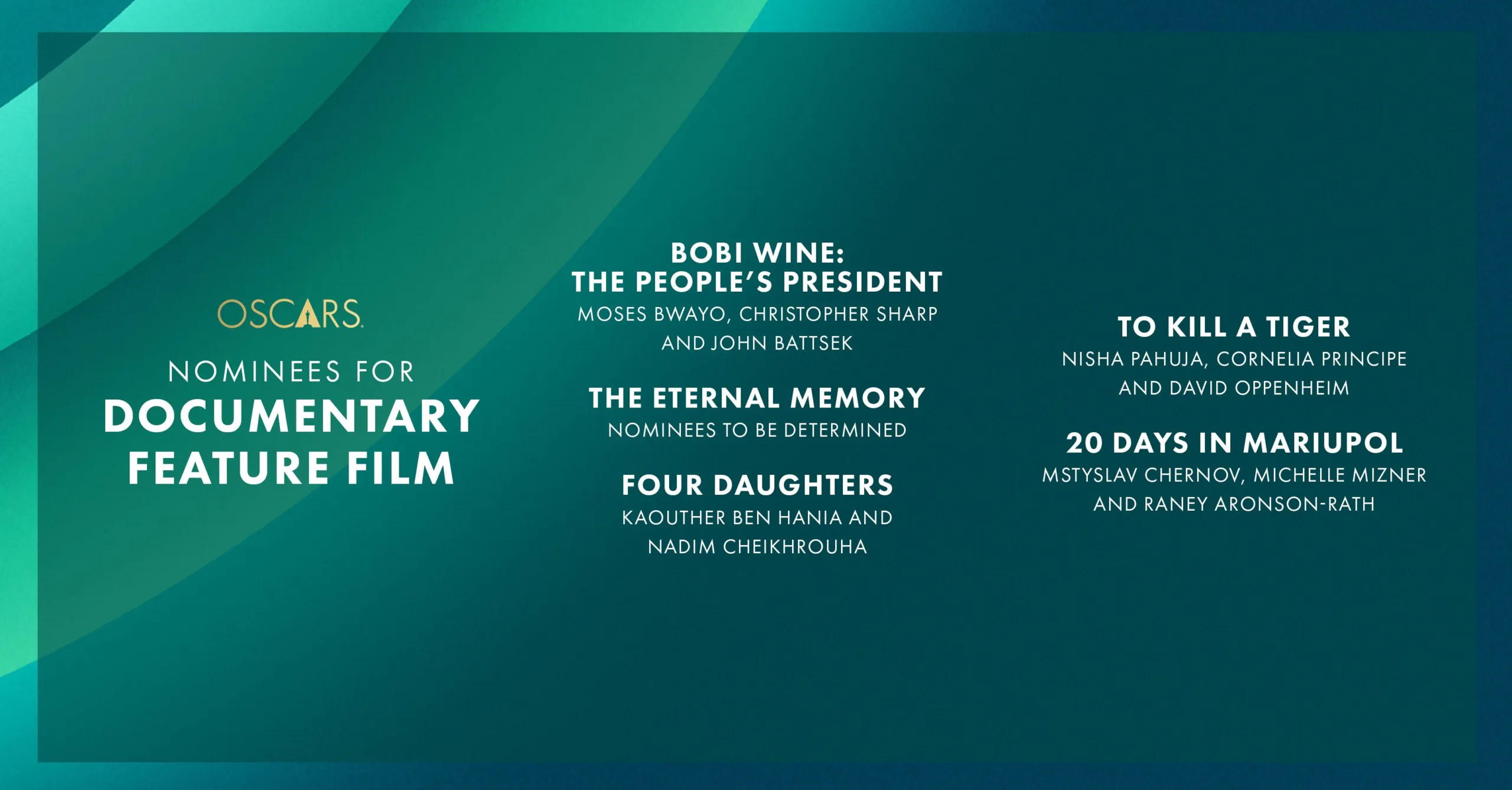 Best Documentary at the Oscars 2024 - Afrocritik