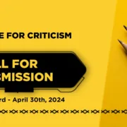 Afrocritik Prize for Criticism - Call for Submission