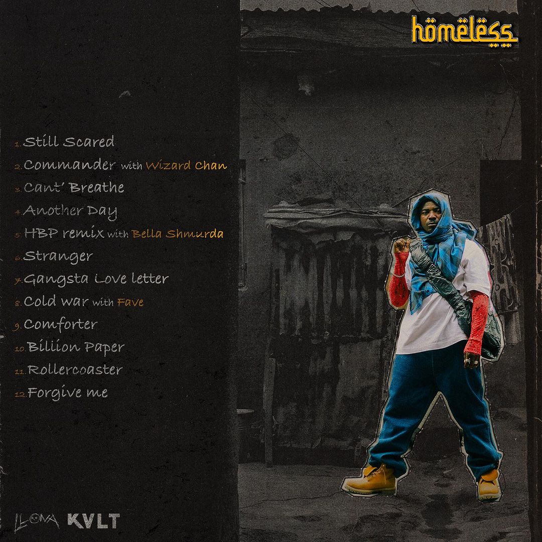 Homeless tracklist