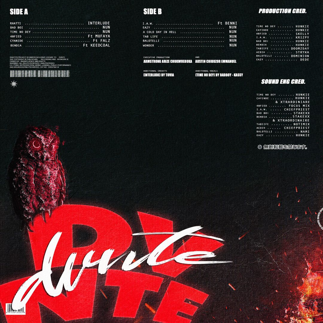 DVNTE tracklist