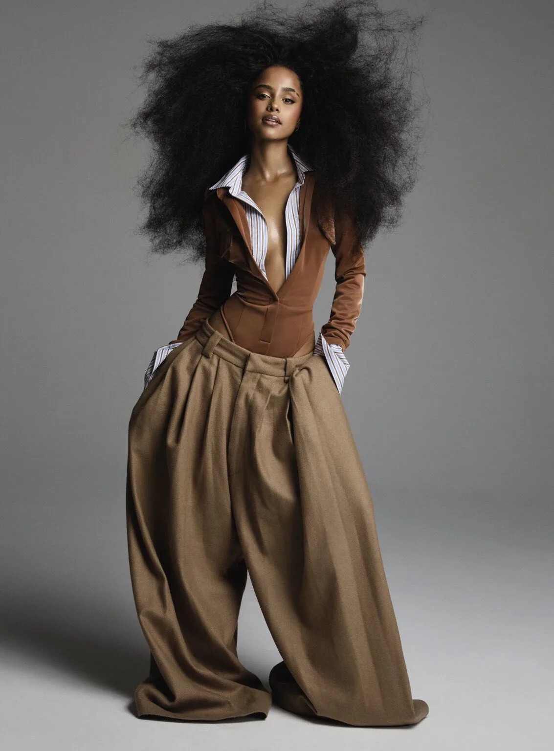 Tyla, nominated at the 2024 MTV Video Music Awards