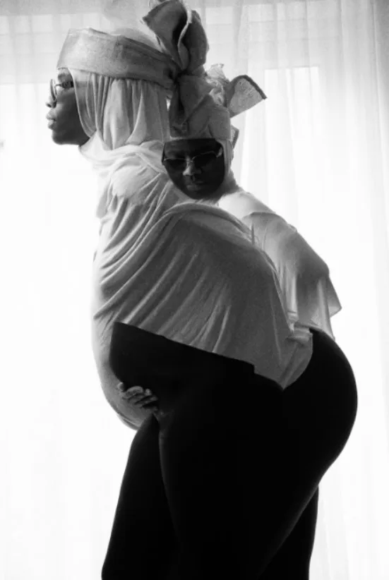 African Preggy Ready to Party - Kikelomo