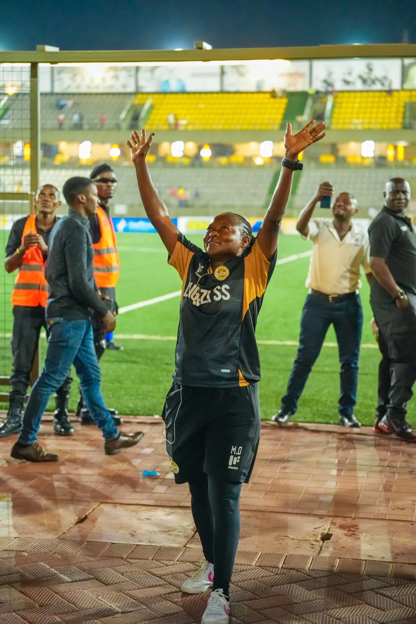 Oliver Mbekeka shares enthusiasm after her first game in charge
