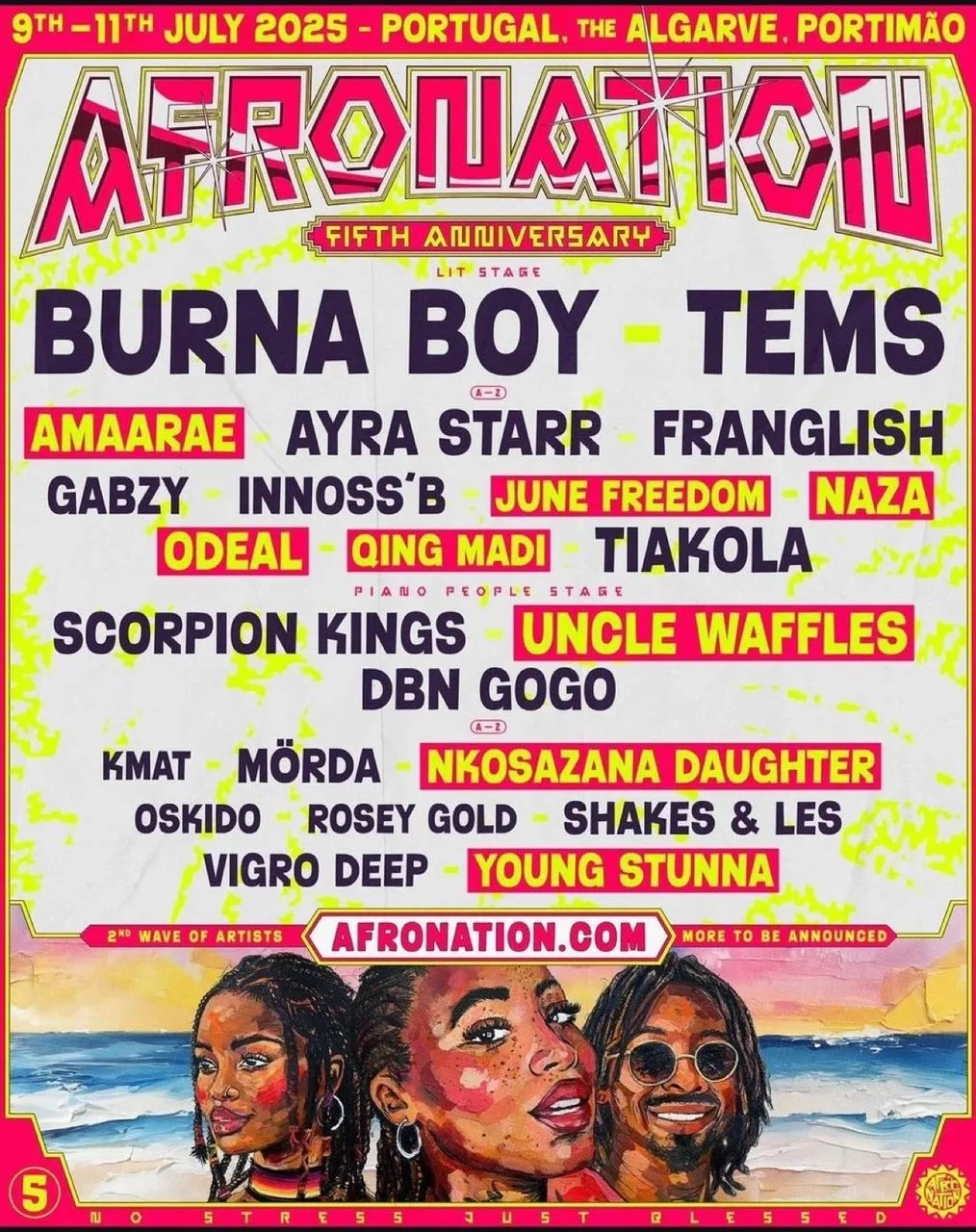 Afro Nation 2025 lineup