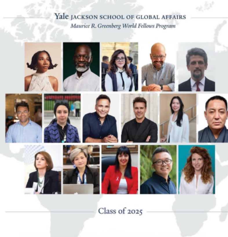 The 2025 cohort of the Yale World Fellows Programme