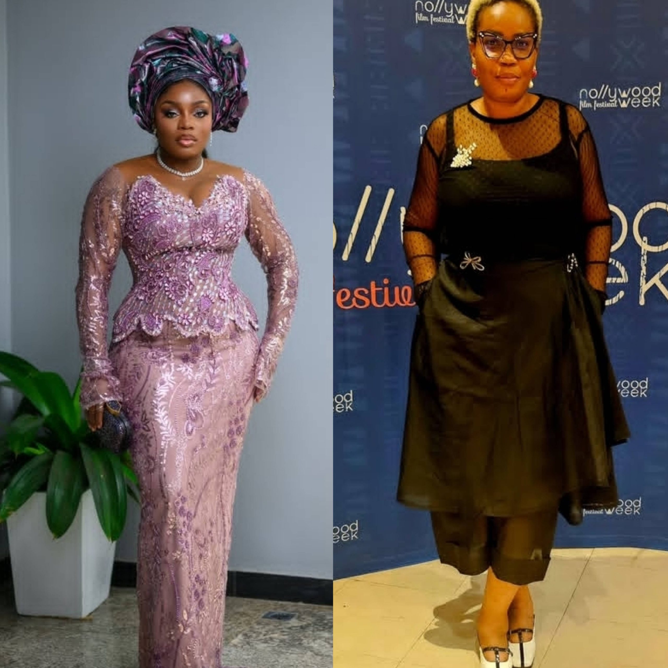 Bisola Aiyeola and Biodun Stephen