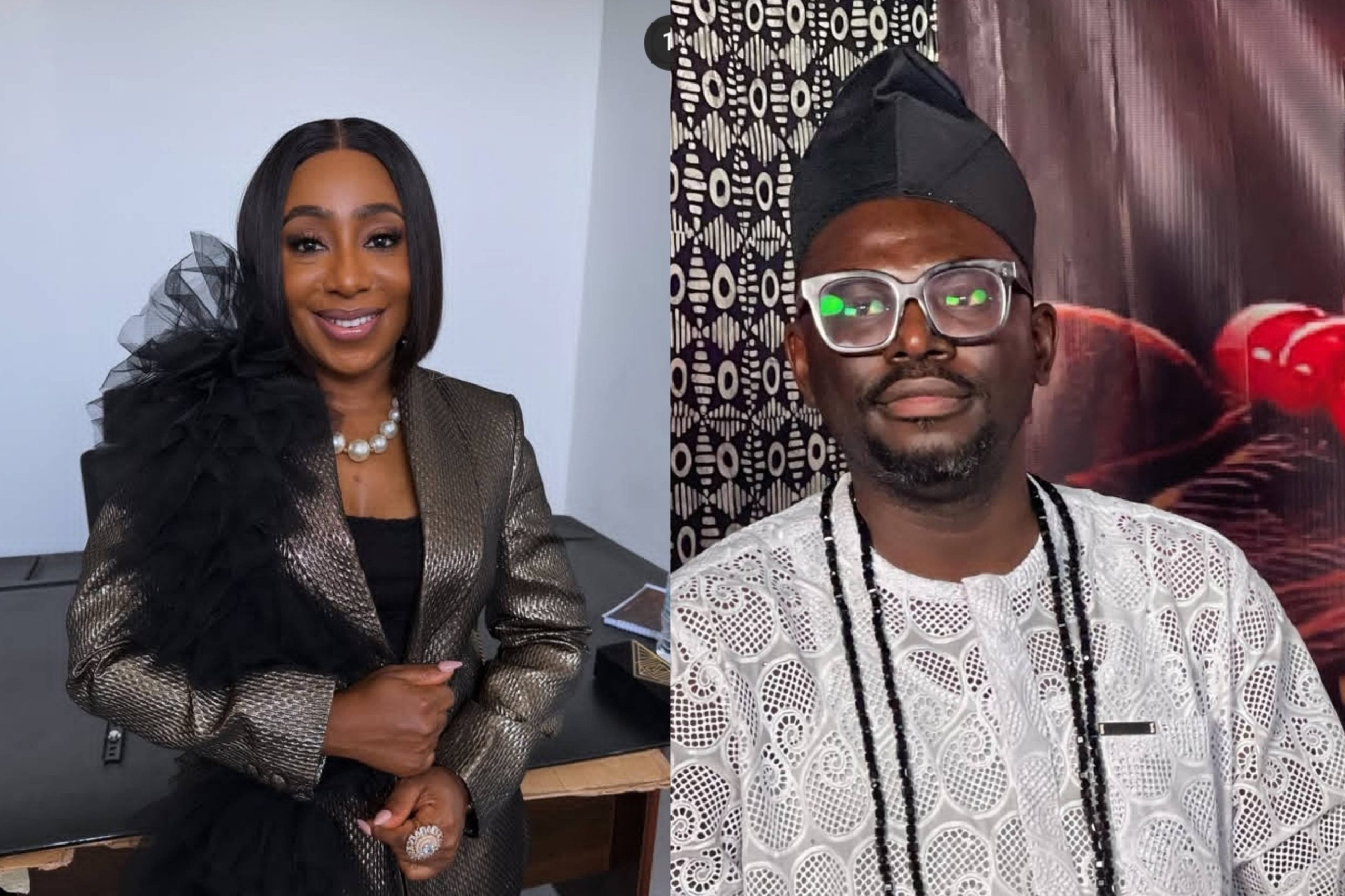 Dakore Egbuson-Akande and Niyi Akinmolayan