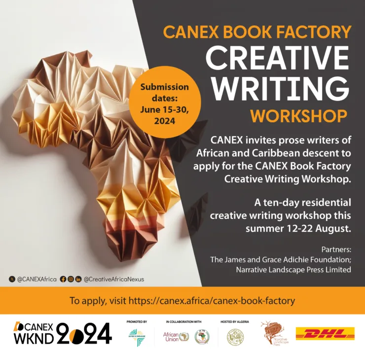 Canex Book Factory Announces Call for Its Creative Writing Workshop| Afrocritik