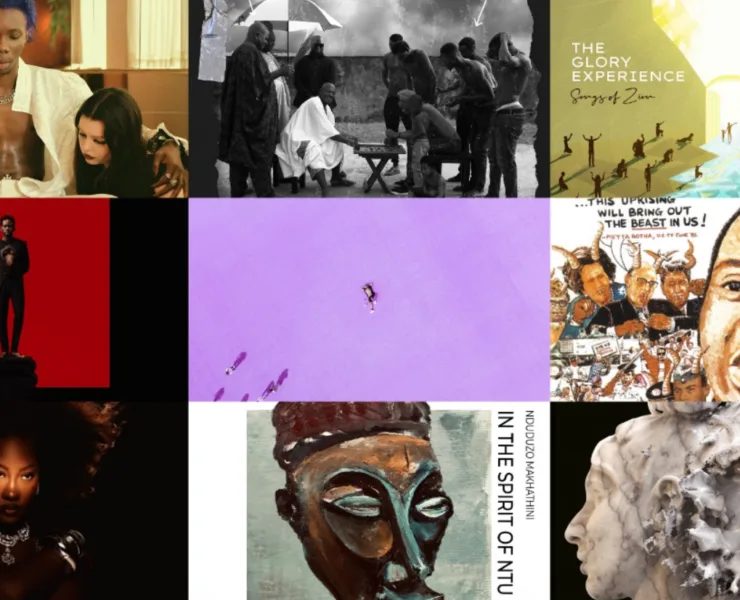 A cross-section of African album covers