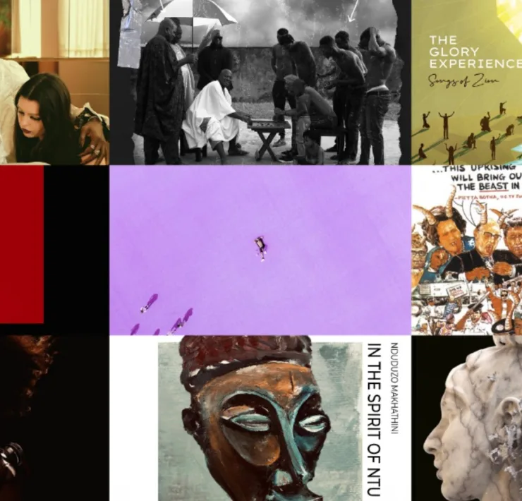 A cross-section of African album covers