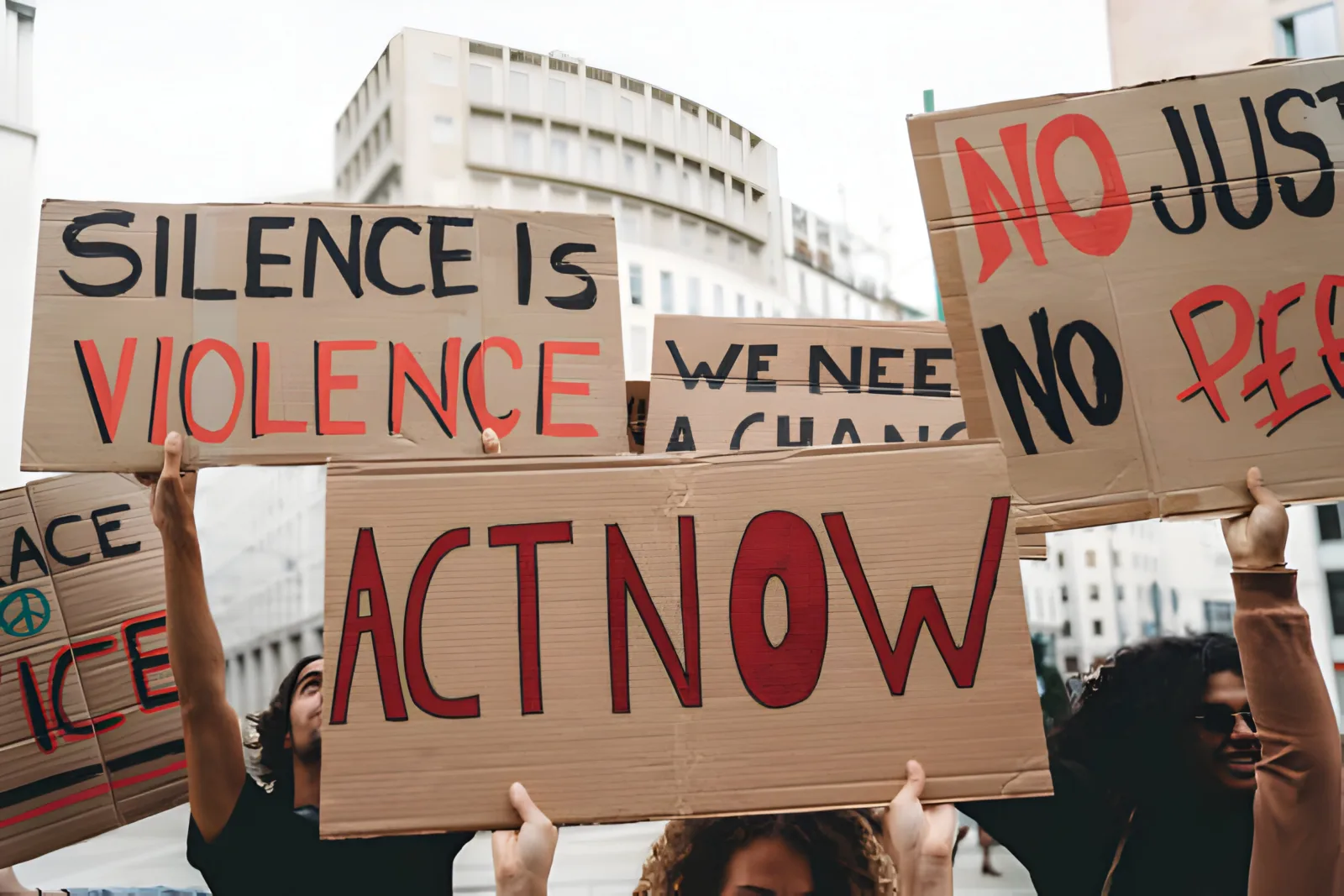Protest against gender-based violence