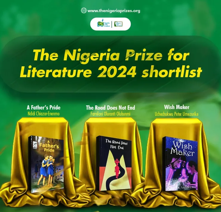 Nigeria Prize for Literature 2024 shortlist