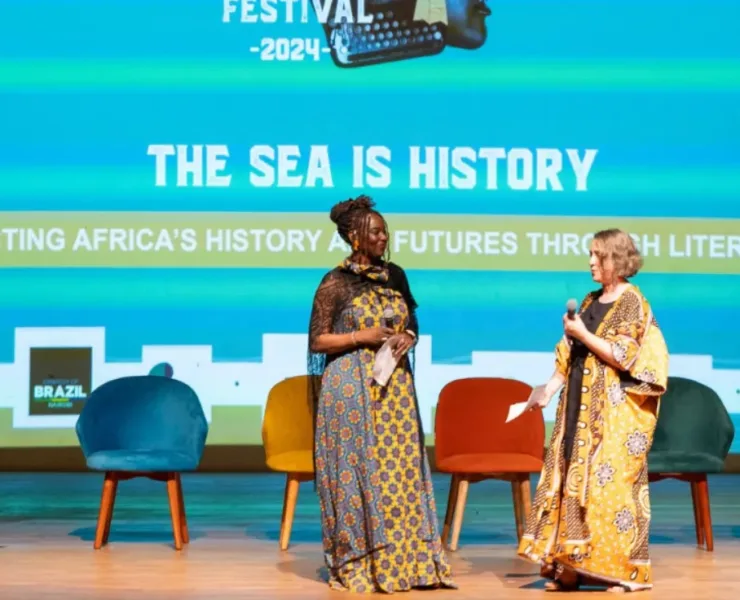 Macondo Literary Festival founders at the opening ceremony