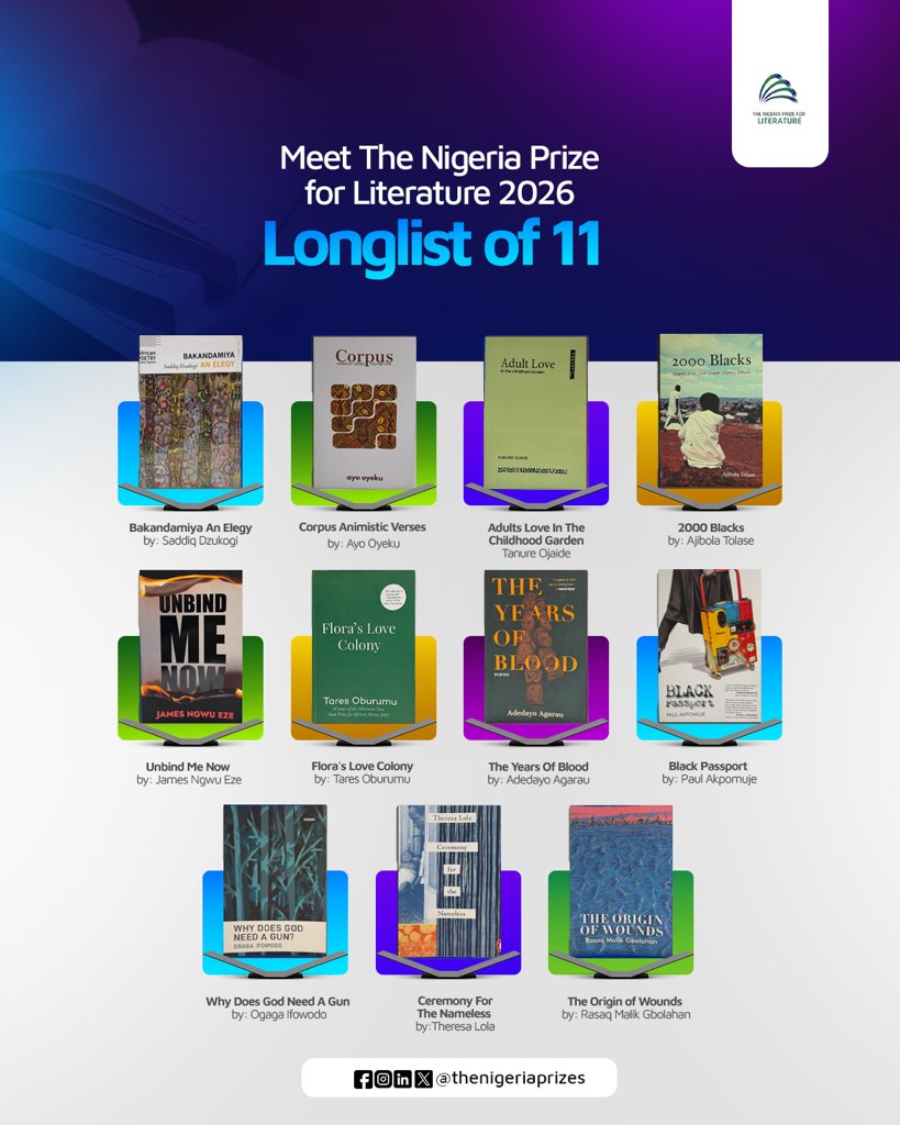 Nigeria Prize for Literature 2026